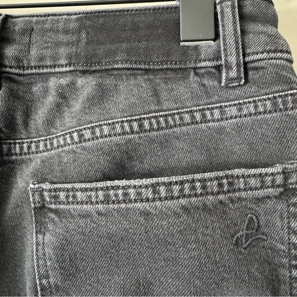 DL1961 JERRY HIGH RISE VINTAGE STRAIGHT DISTRESSED JEANS SIZE 25 STONE - Picture 6 of 12